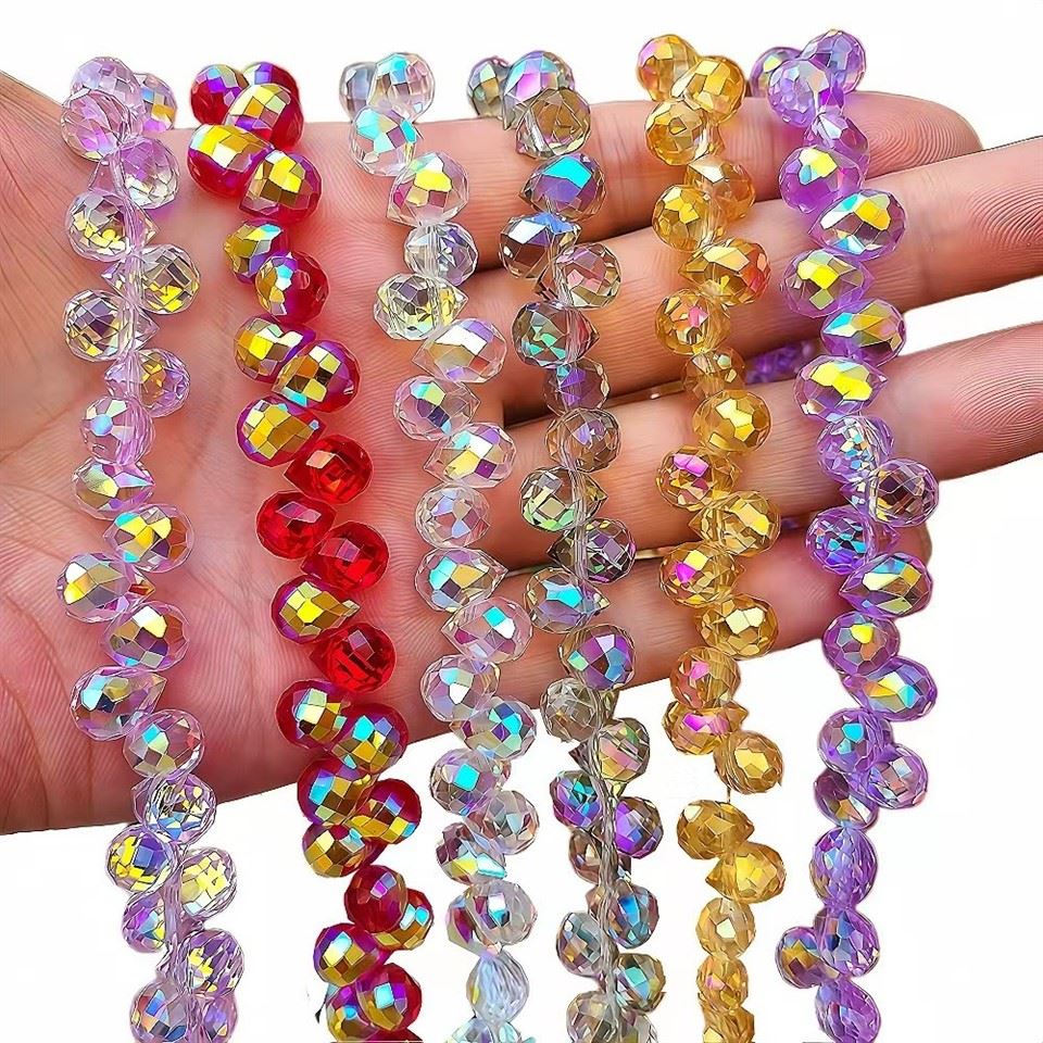 8мм Strawberry Crystal Beads DIY Handmade Glass Beads